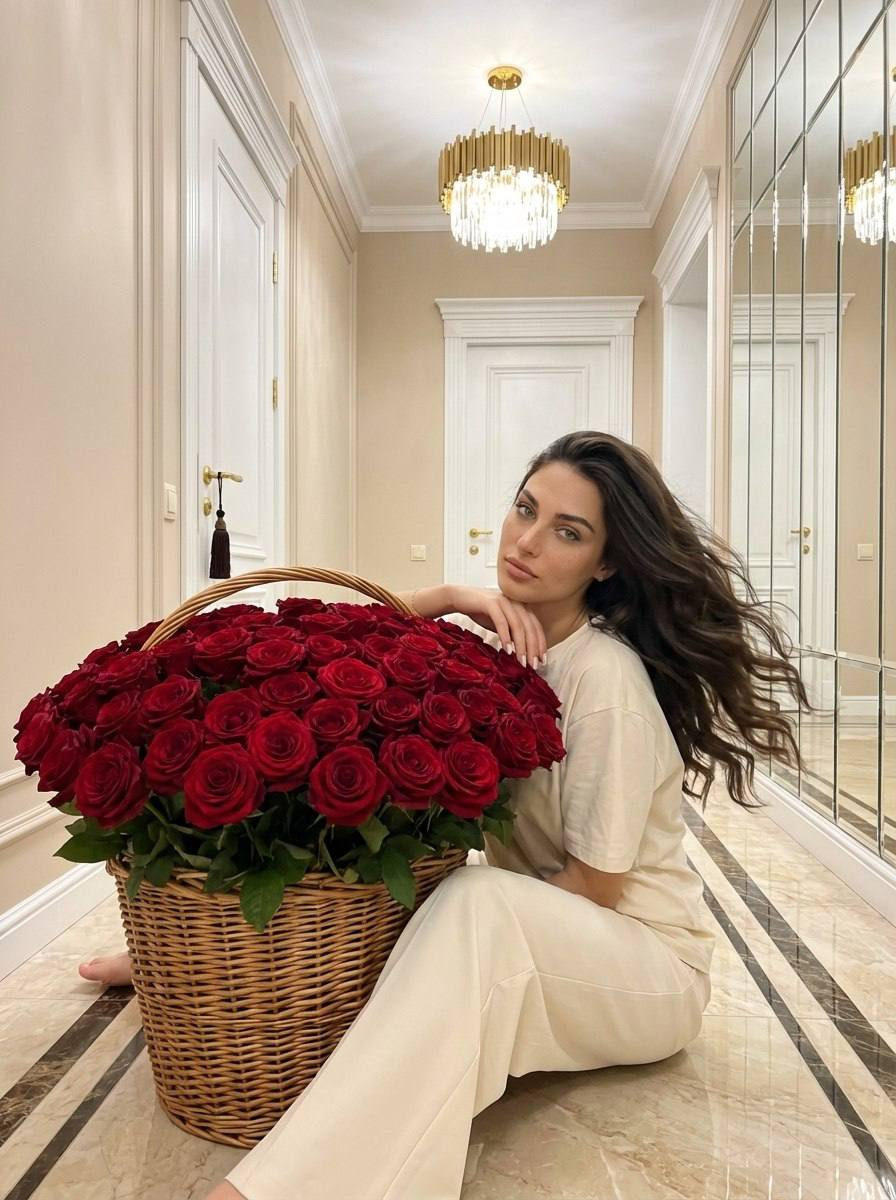 Crimson Bloom Luxury