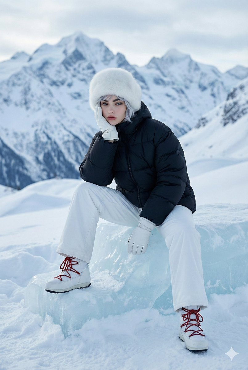 Alpine Ice Puffer Editorial