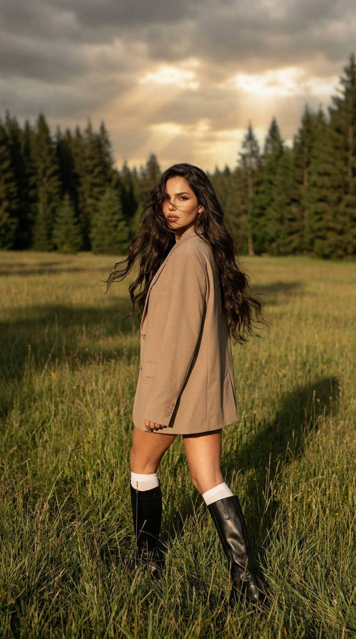 Meadow Oversize Blazer Editorial