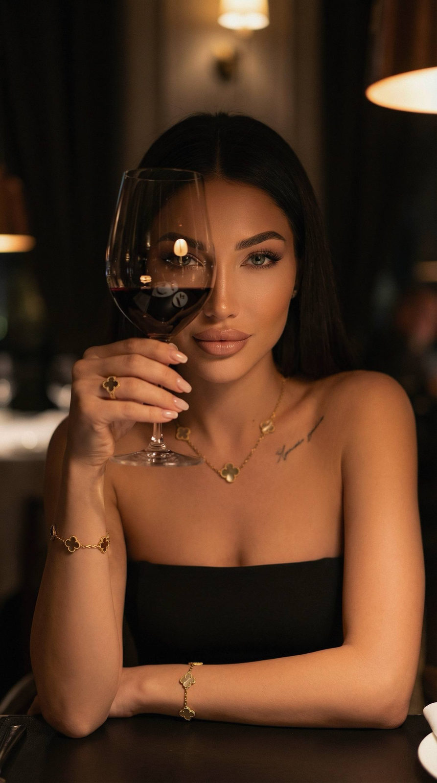 Wine Glass Evening Low