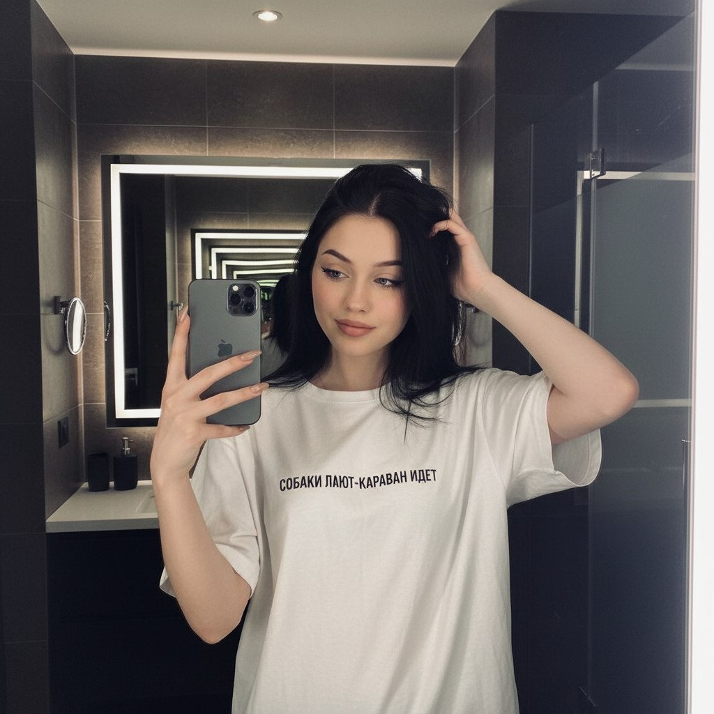 Dark Bathroom Mirror Selfie