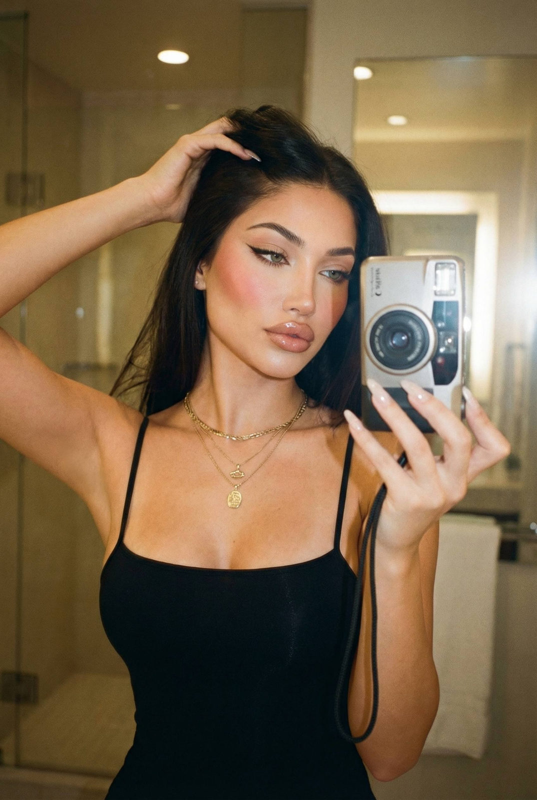 Glossy Mirror Seduction
