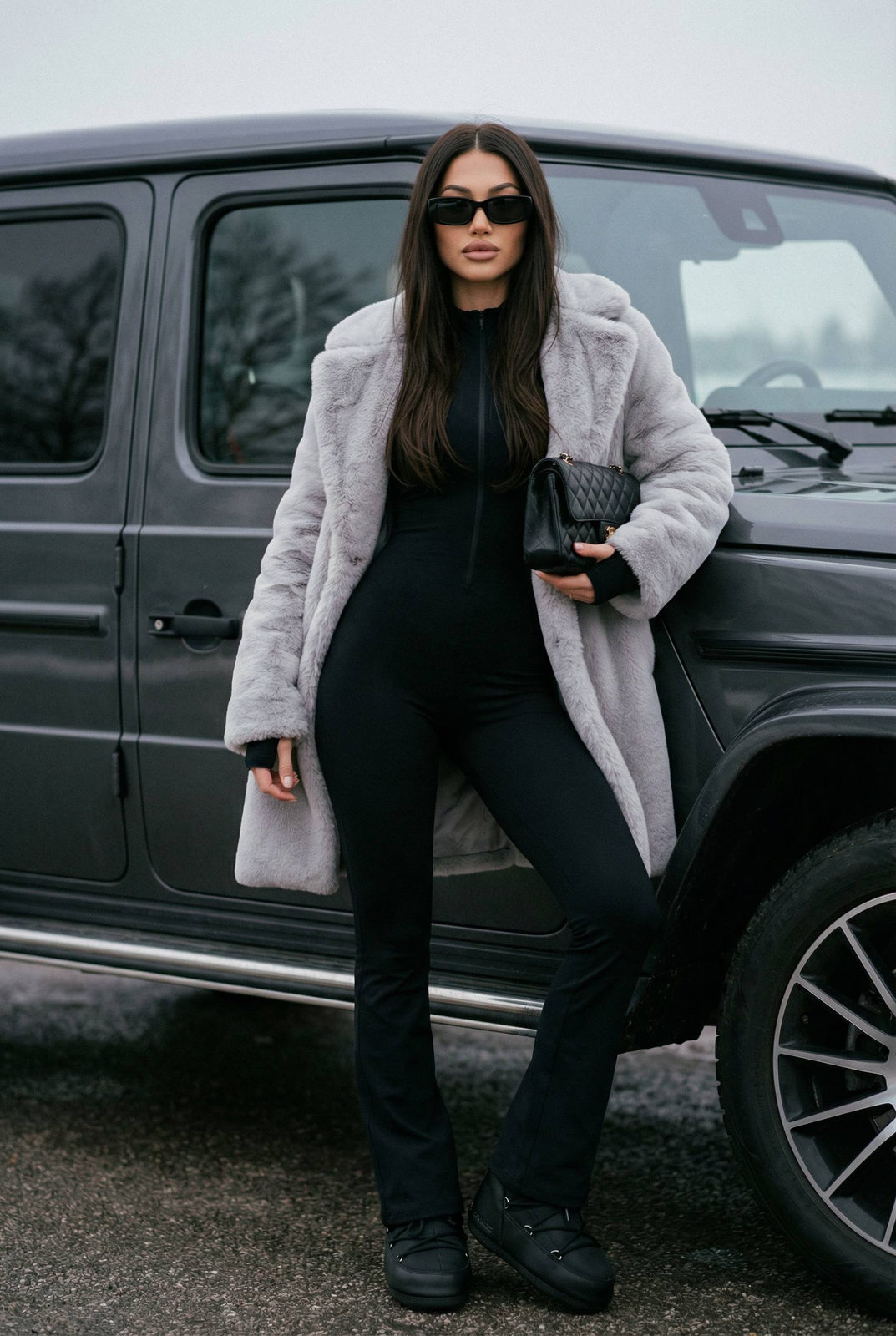 SUV Editorial Faux Fur