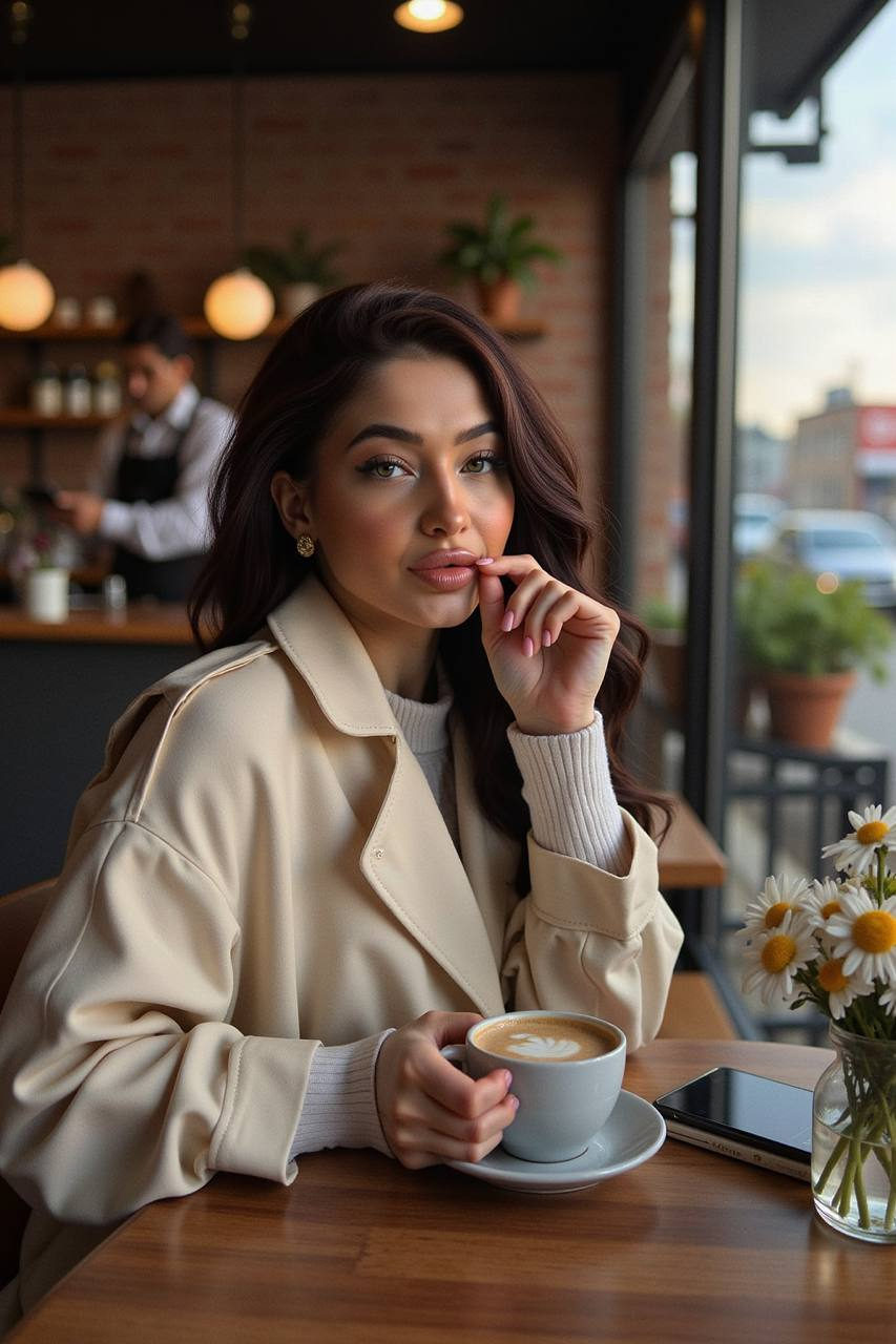Beige Trench Cappuccino