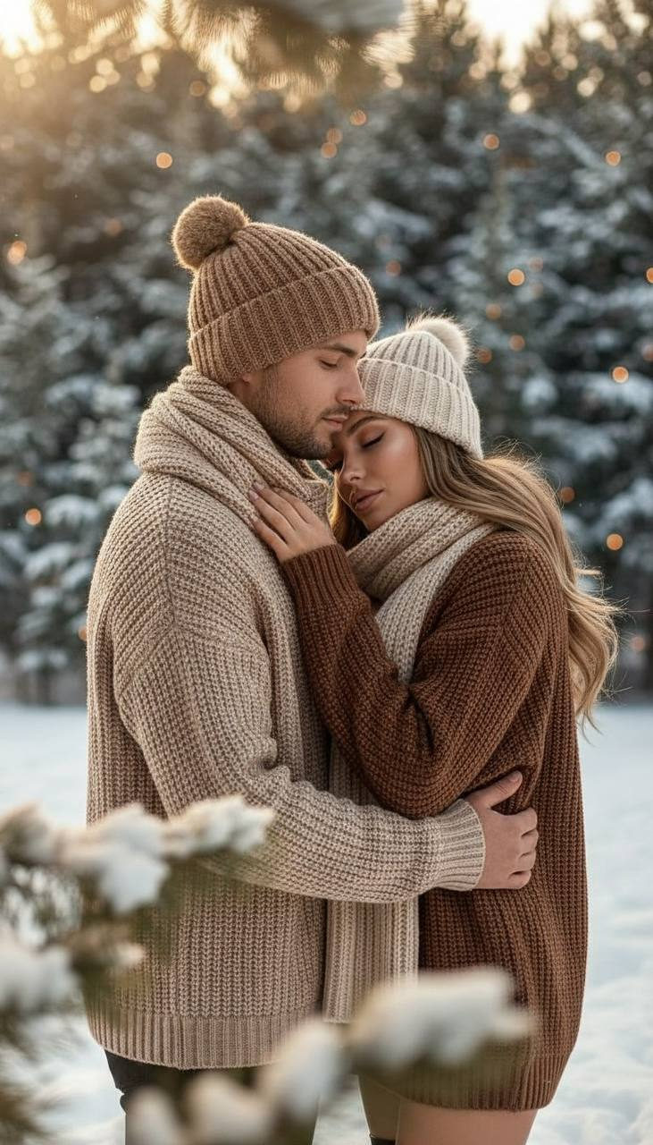 Snowy Forest Embrace