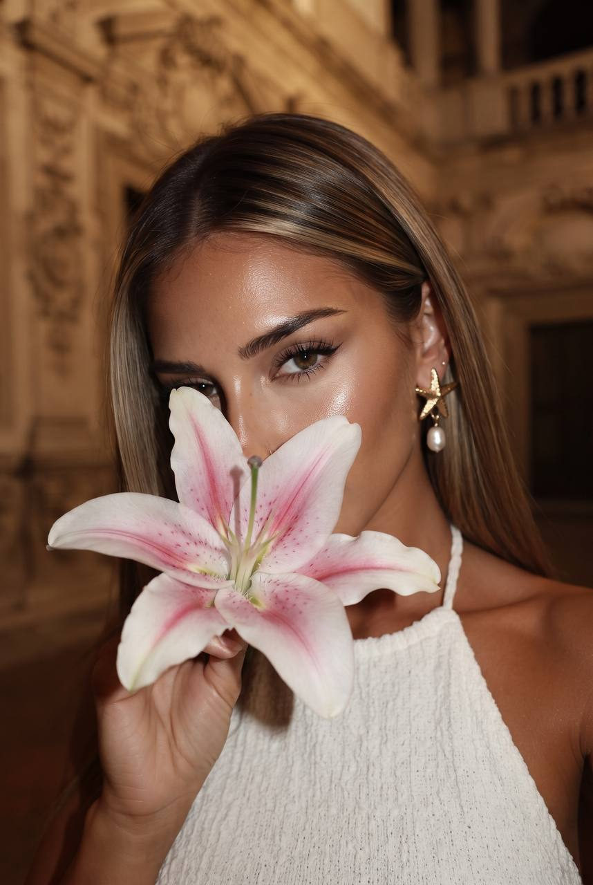 Lily Petal Close-up