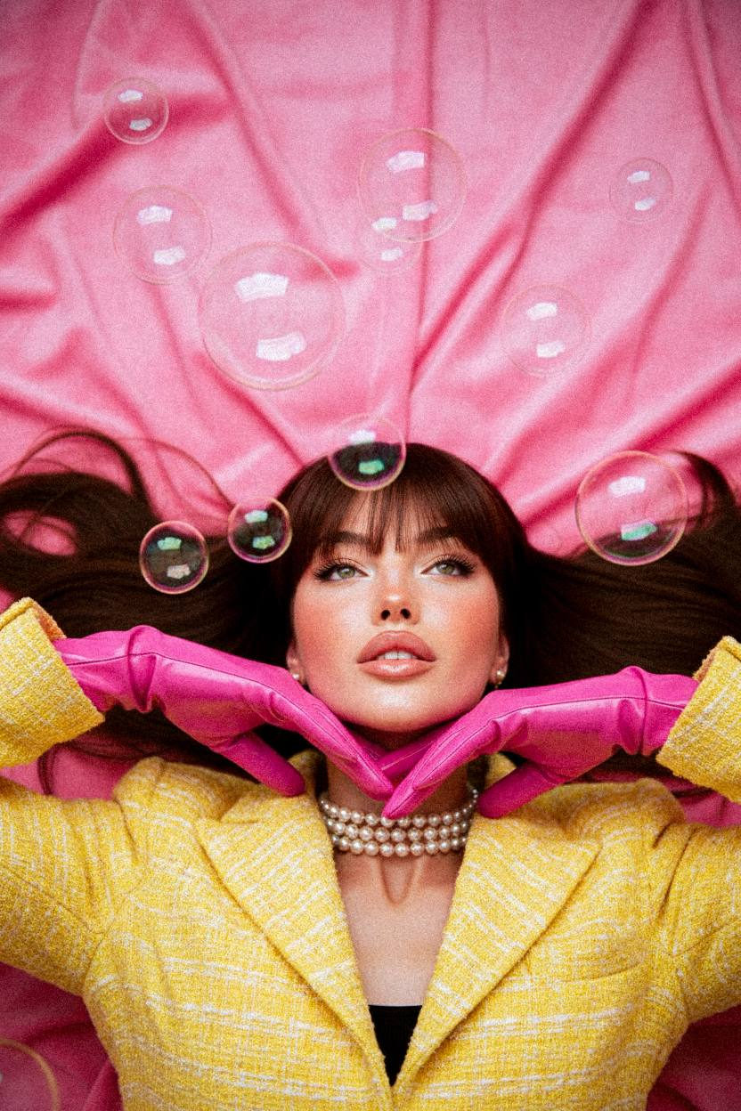 Bubble gum girl