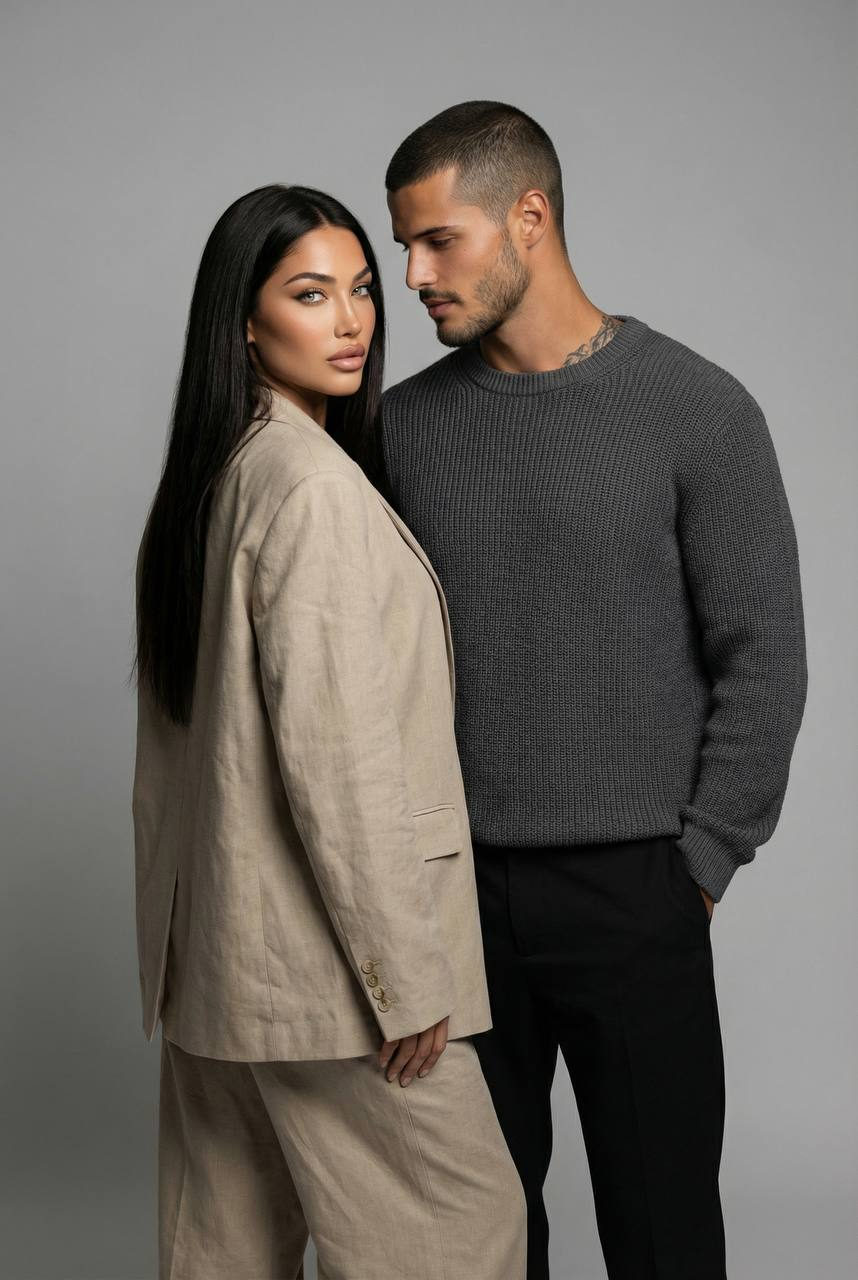 Neutral Tones Couple