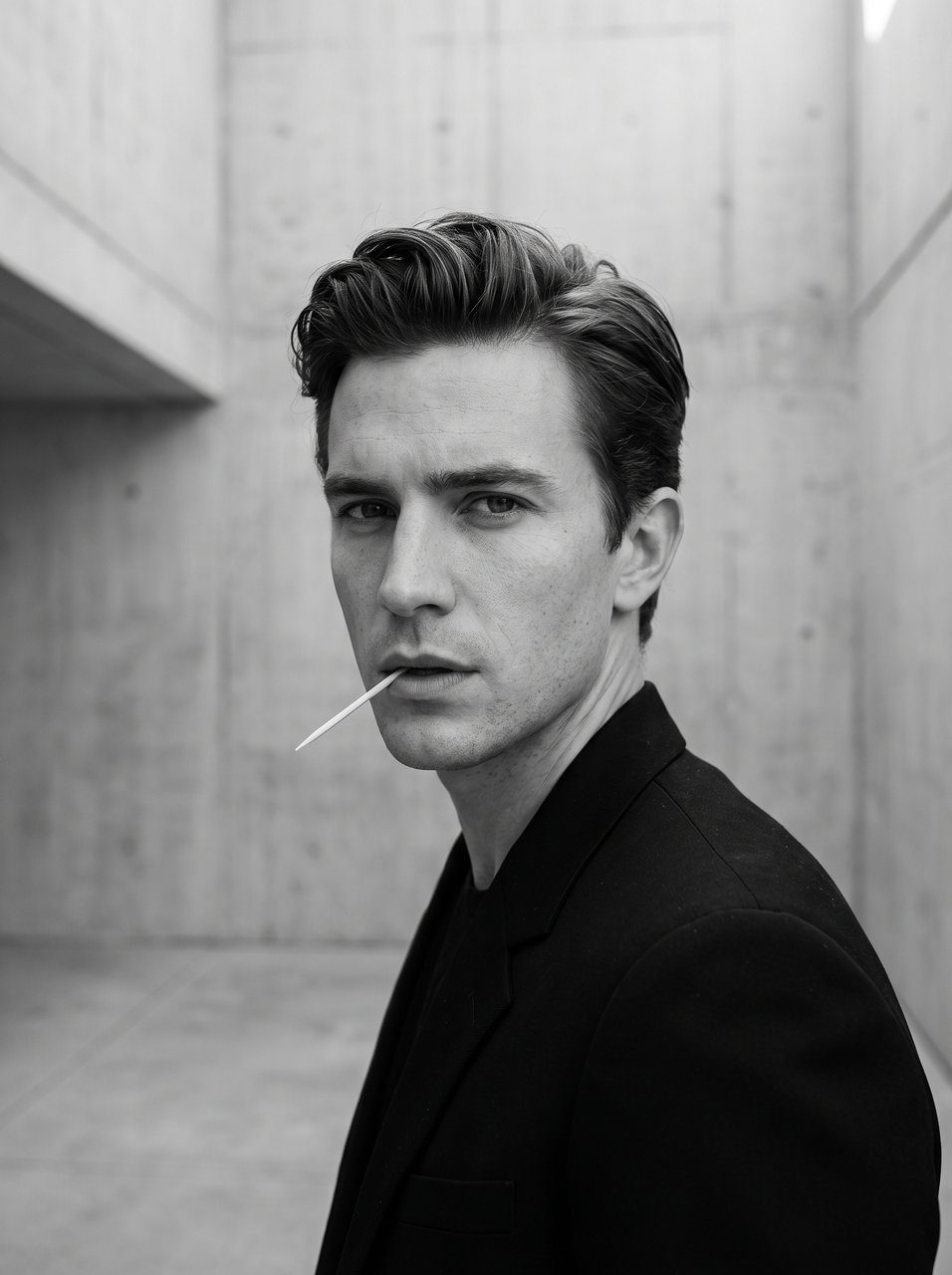 Monochrome Editorial Portrait