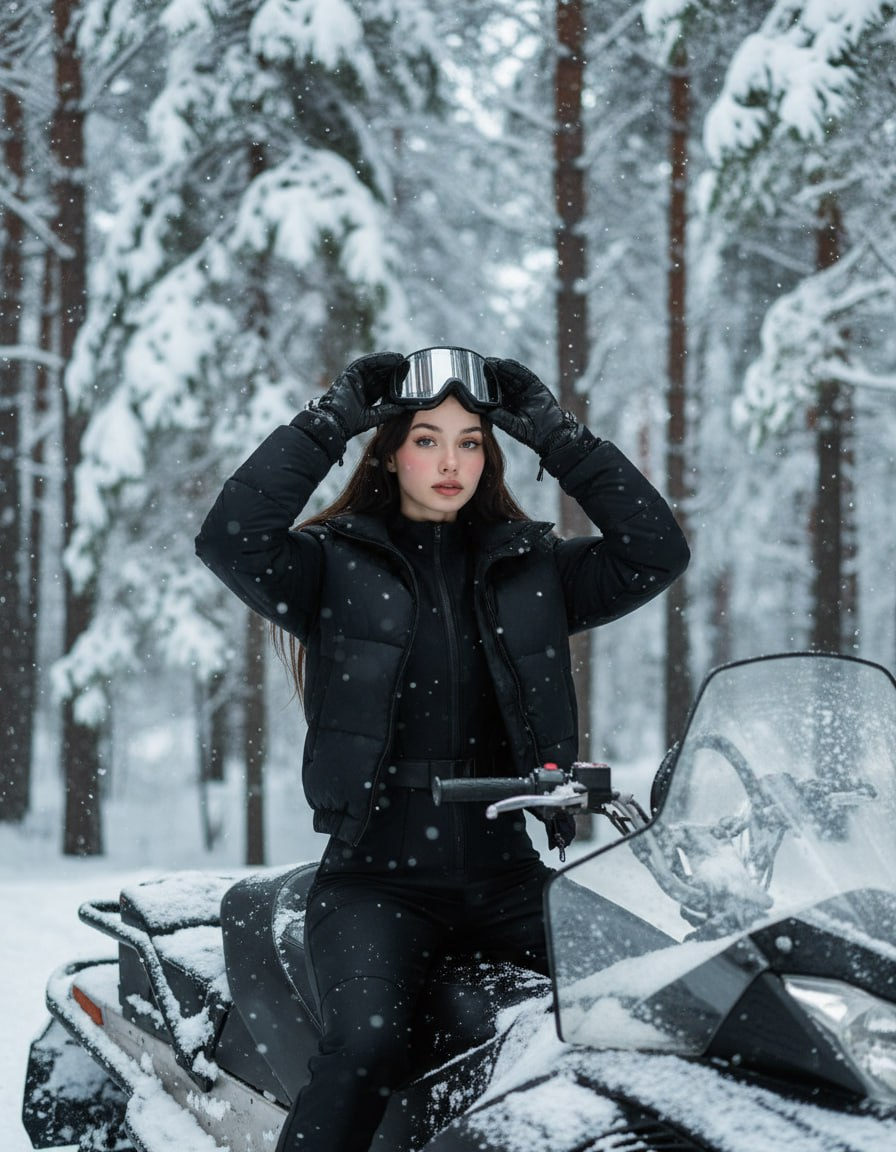 Winter Snowmobile