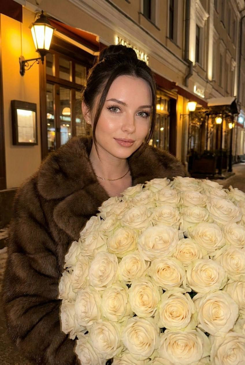 Winter Fur Coat Bouquet