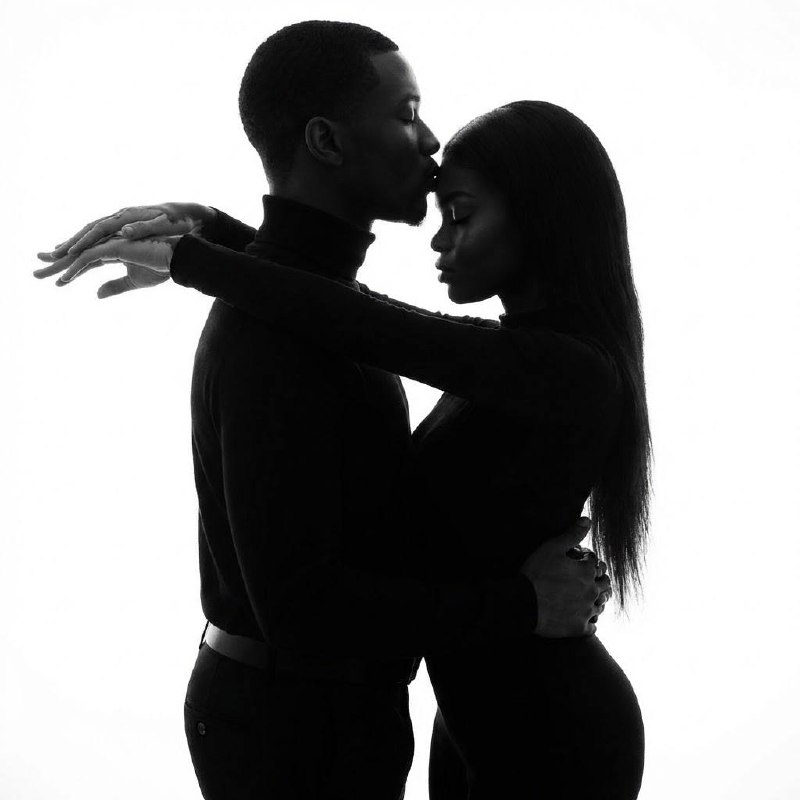 Minimalist High-Key Embrace