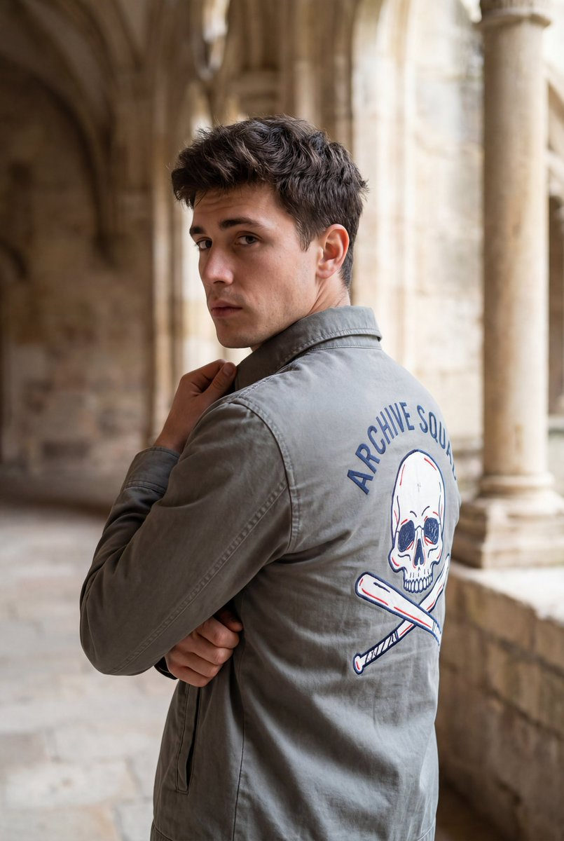 Skull Jacket Stone Archway