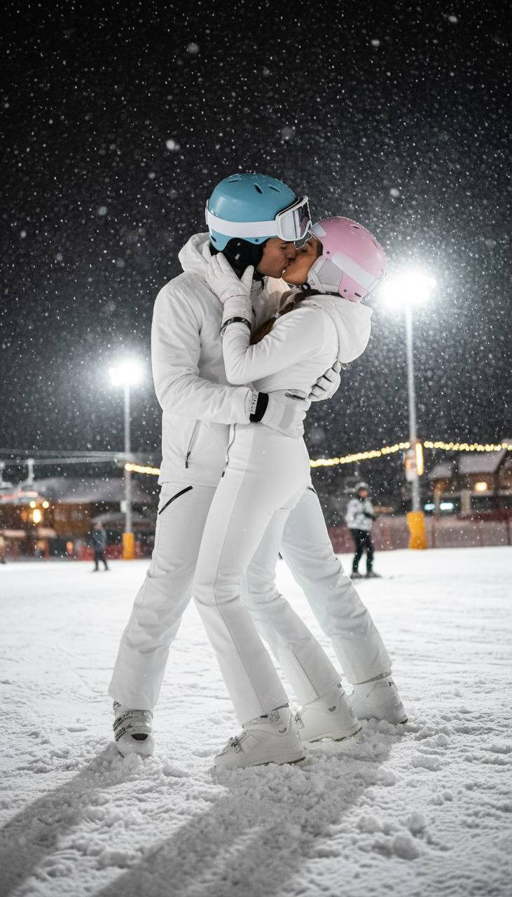 Snowy Slope Kiss Dip
