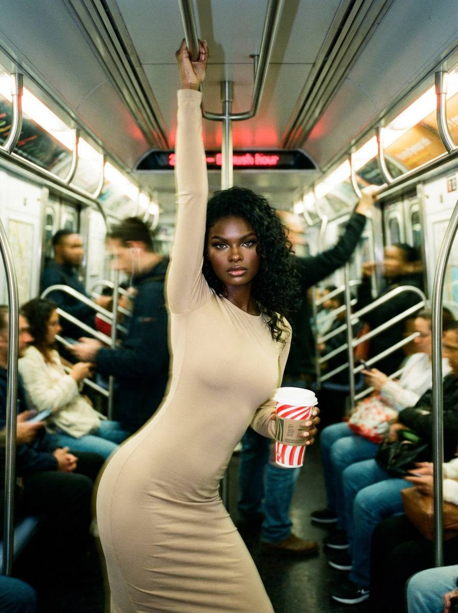 Subway Rush Hour Dress