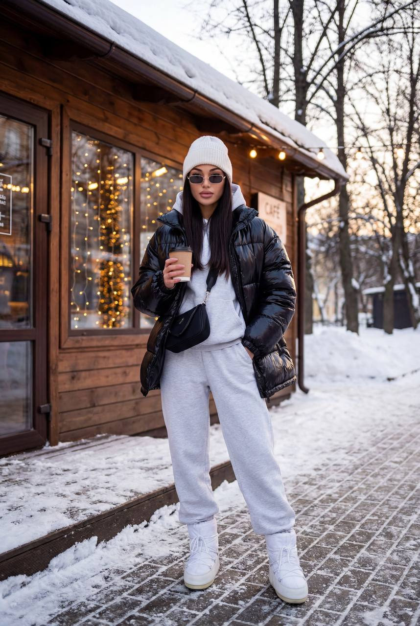 Glossy Winter Streetwear