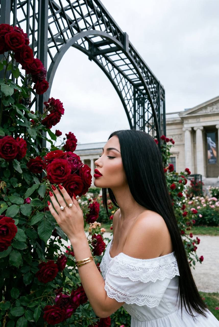 Crimson Floral Seduction