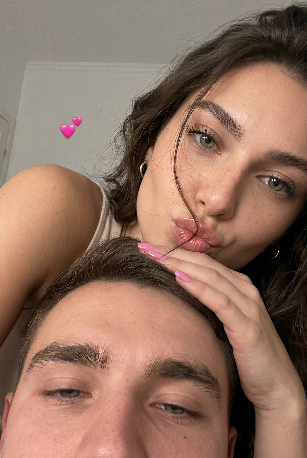 Blushed Intimacy Selfie