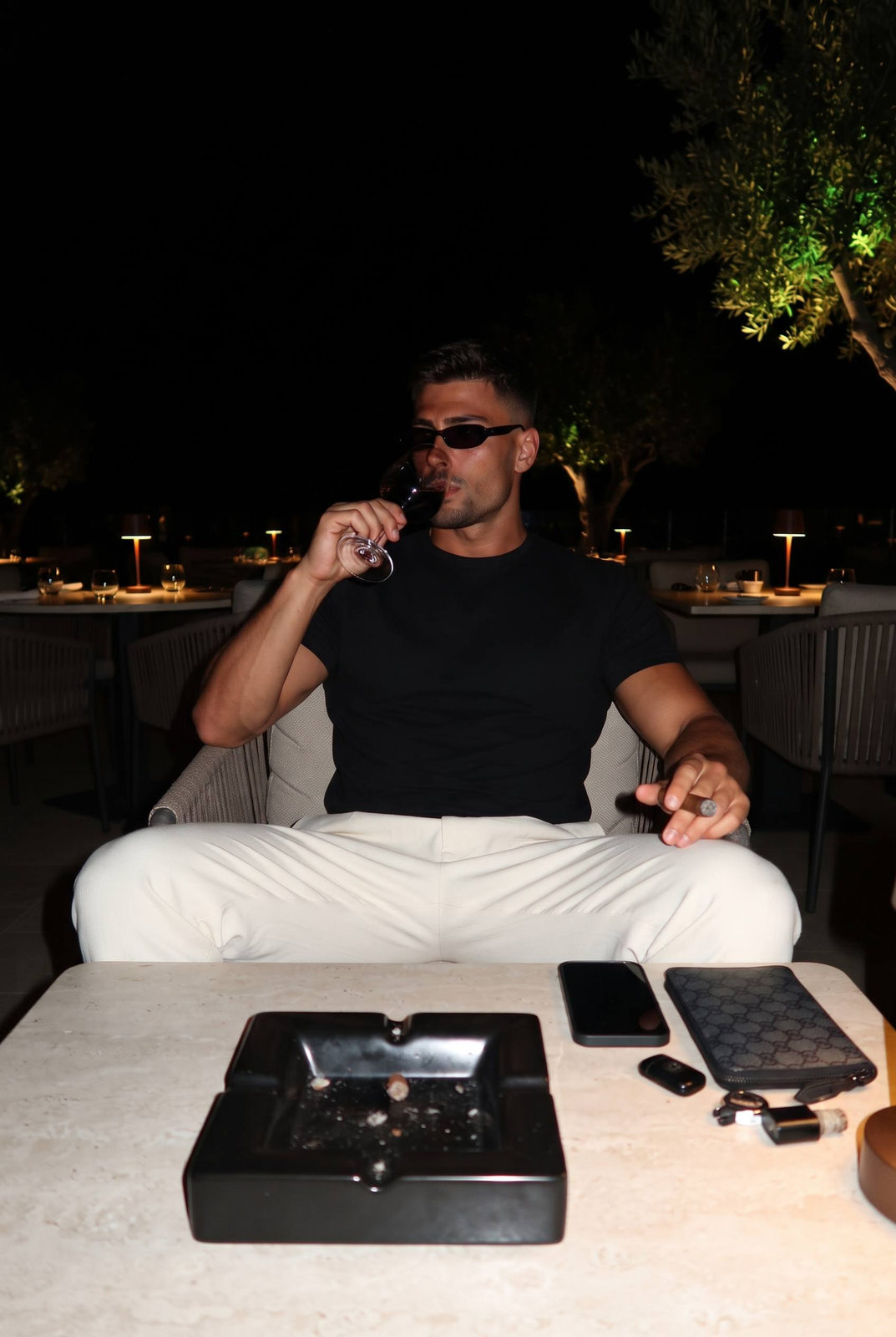 Low-Light Lounge Snapshot