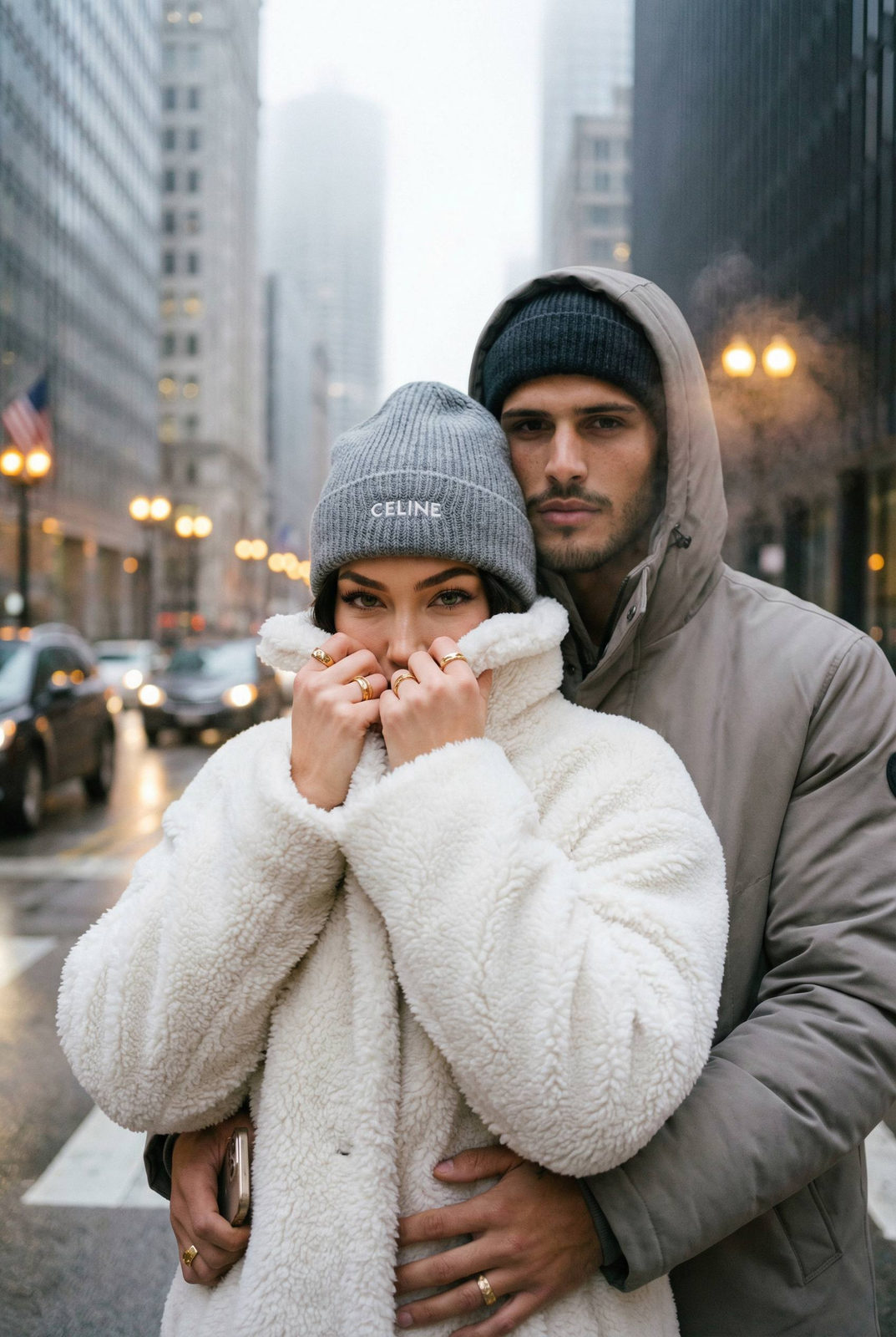 Misty Urban Embrace