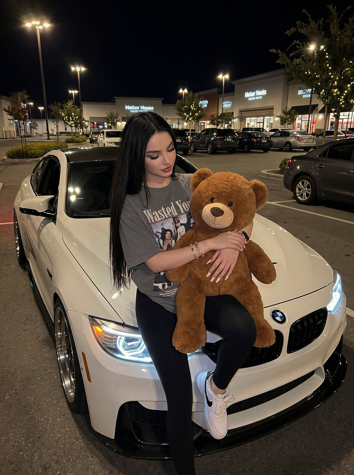 Candid Hooded Bear Embrace