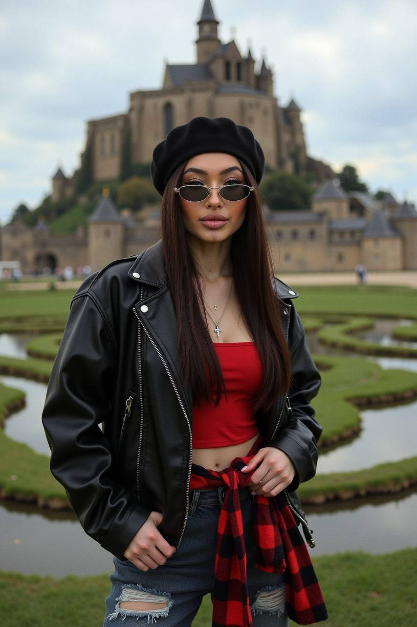 Gothic Rebel at Mont-Saint-Michel