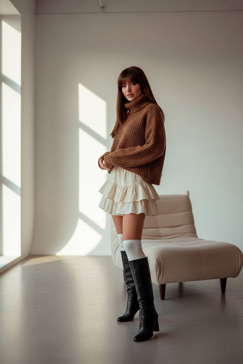 Autumn Knit Turtleneck