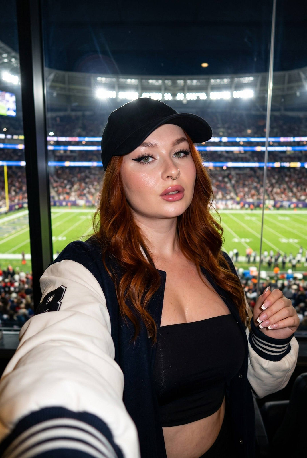 Glossy Stadium Seduction