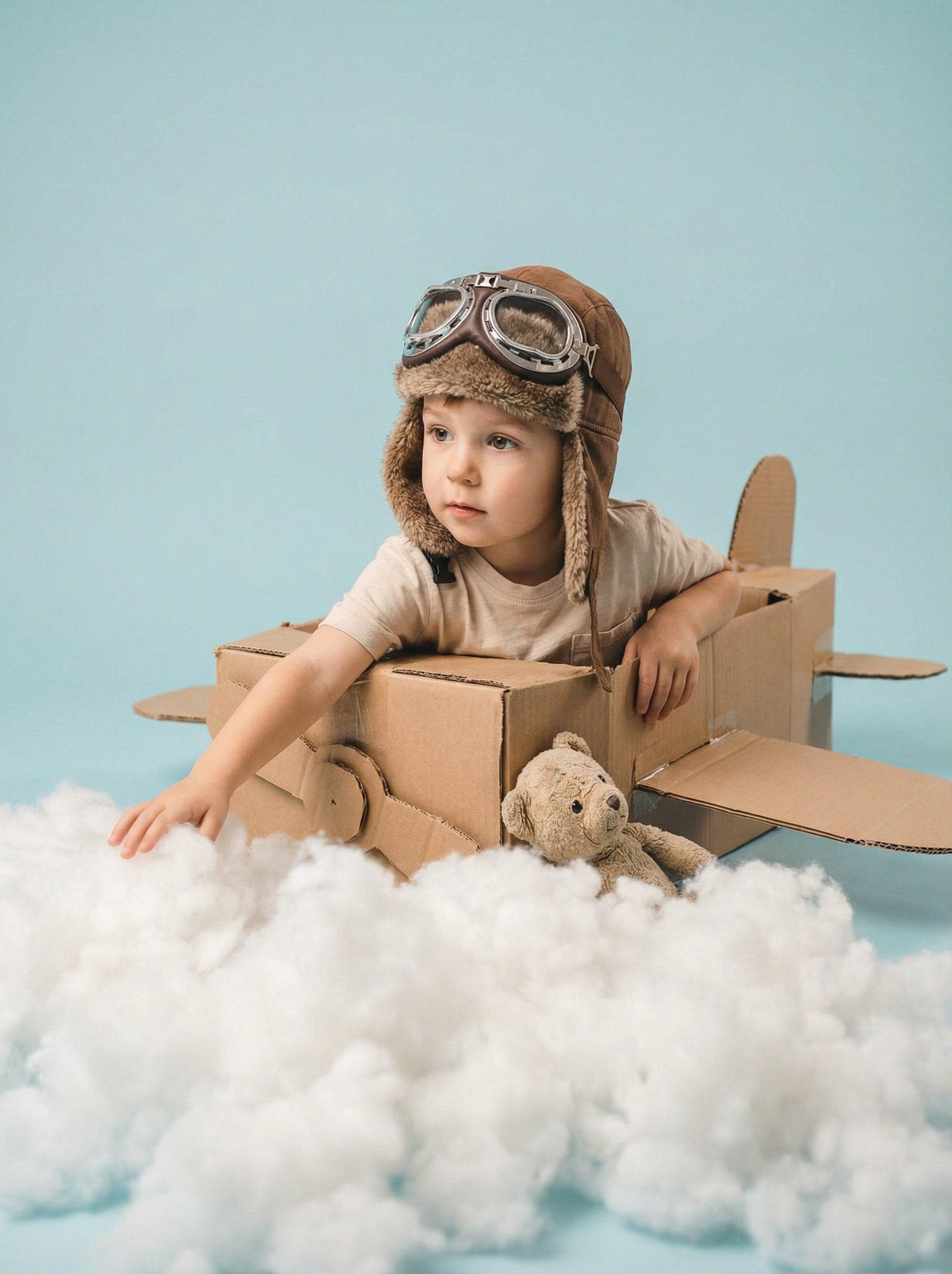 Whimsical Cloud Ascent