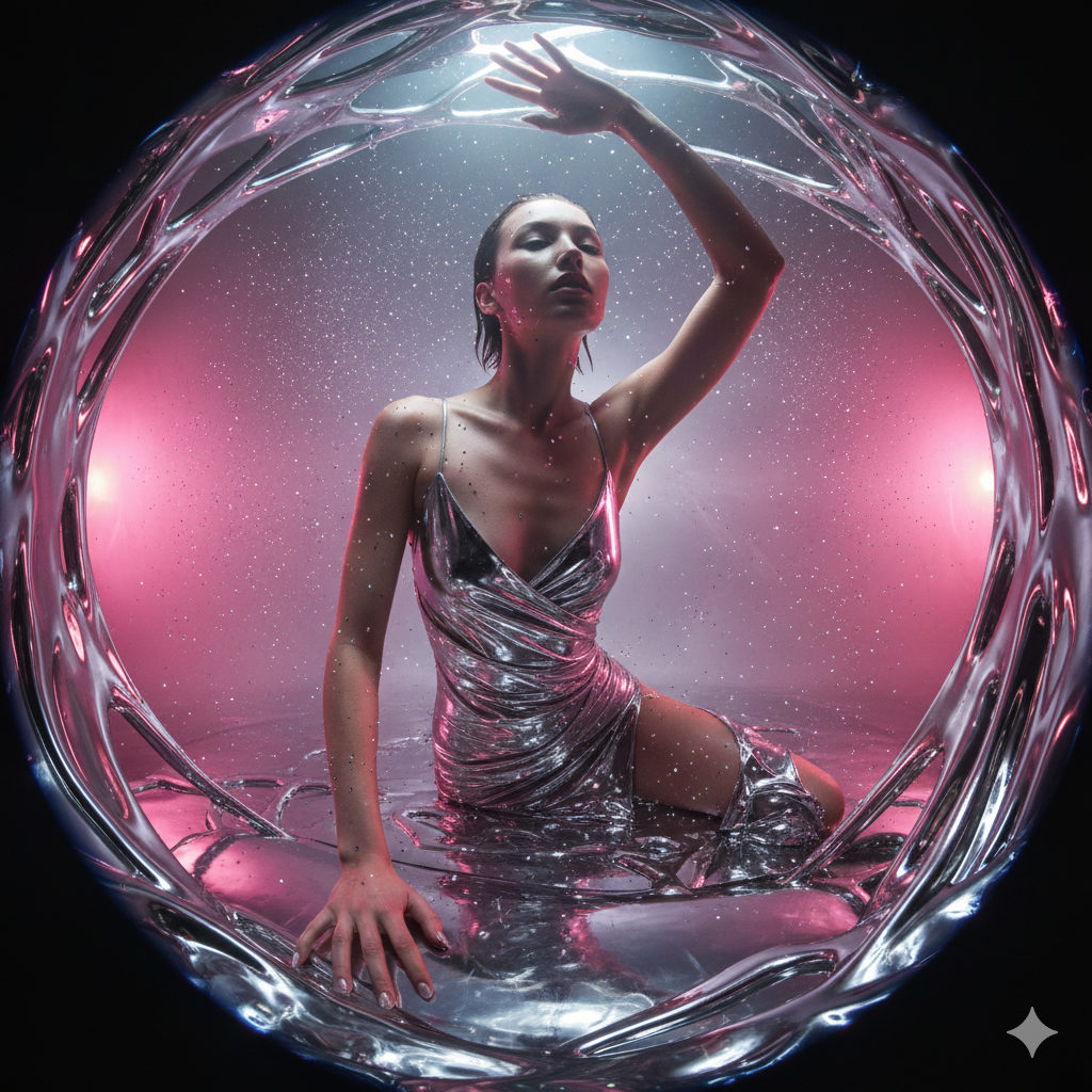 Chrome Glitter Editorial