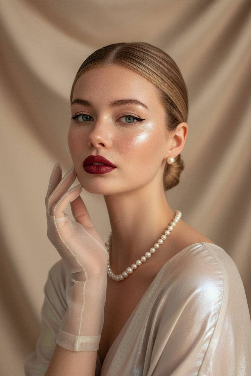 Pearl Necklace Closeup