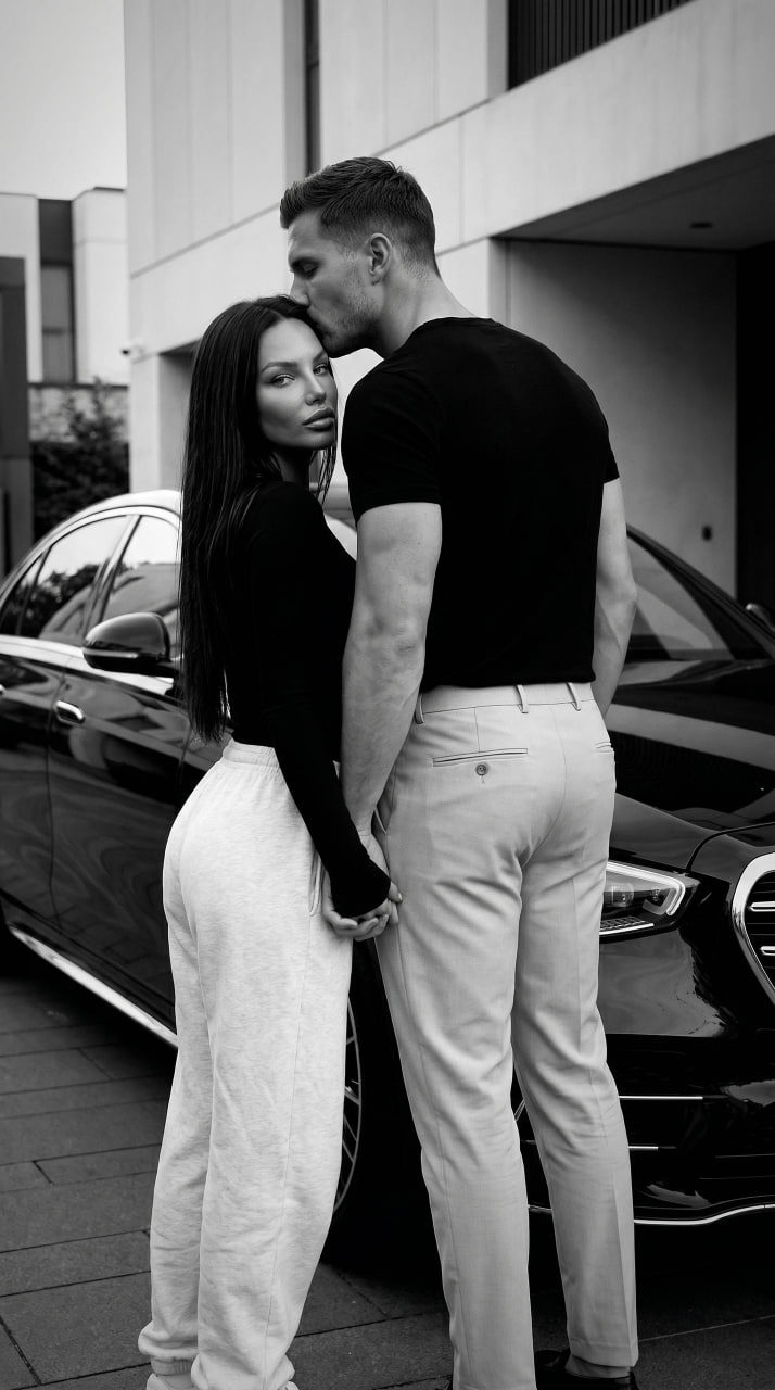 Monochrome Urban Luxury Couple