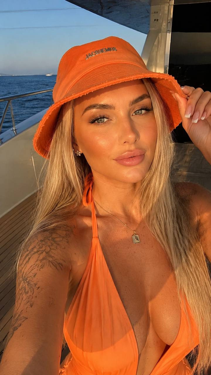 Golden Hour Yacht Selfie