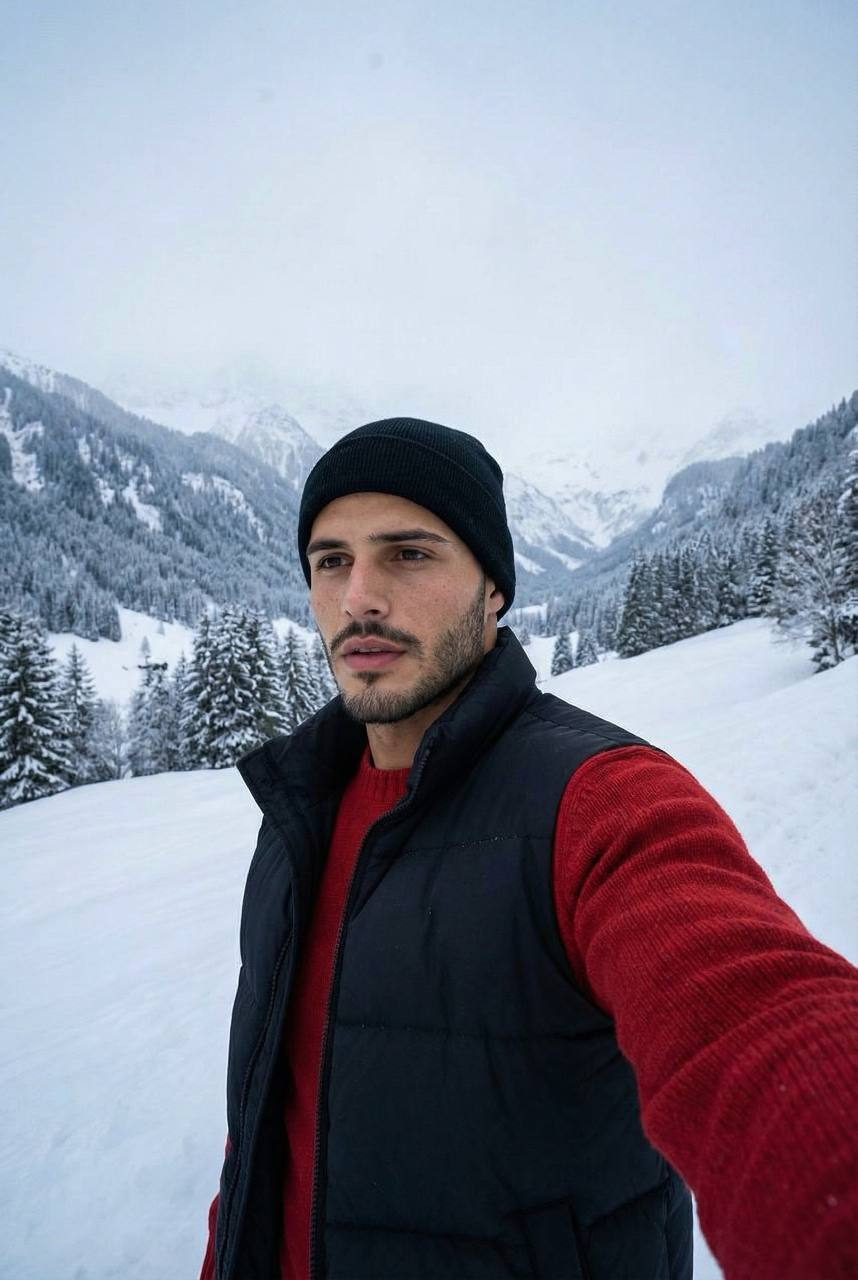 Winter Peak selfie
