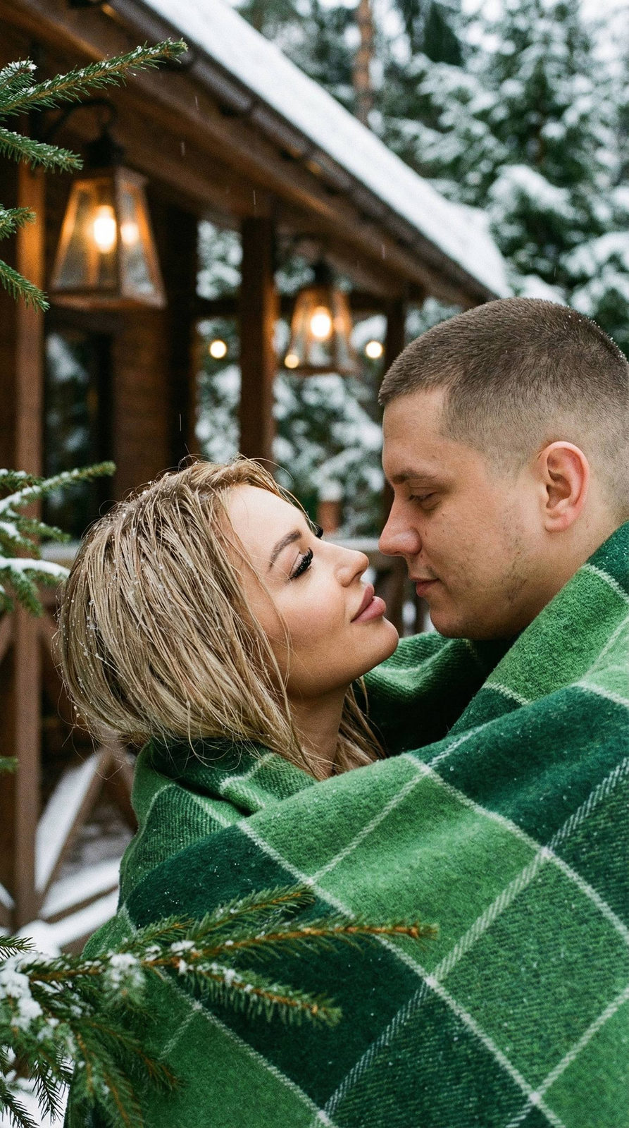 Frozen Plaid Intimacy