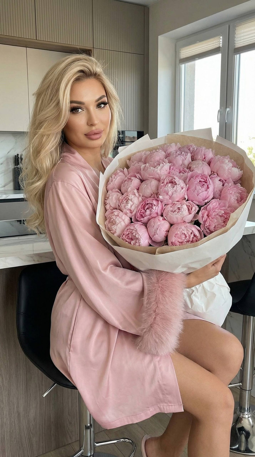 Silk Peony Serenity