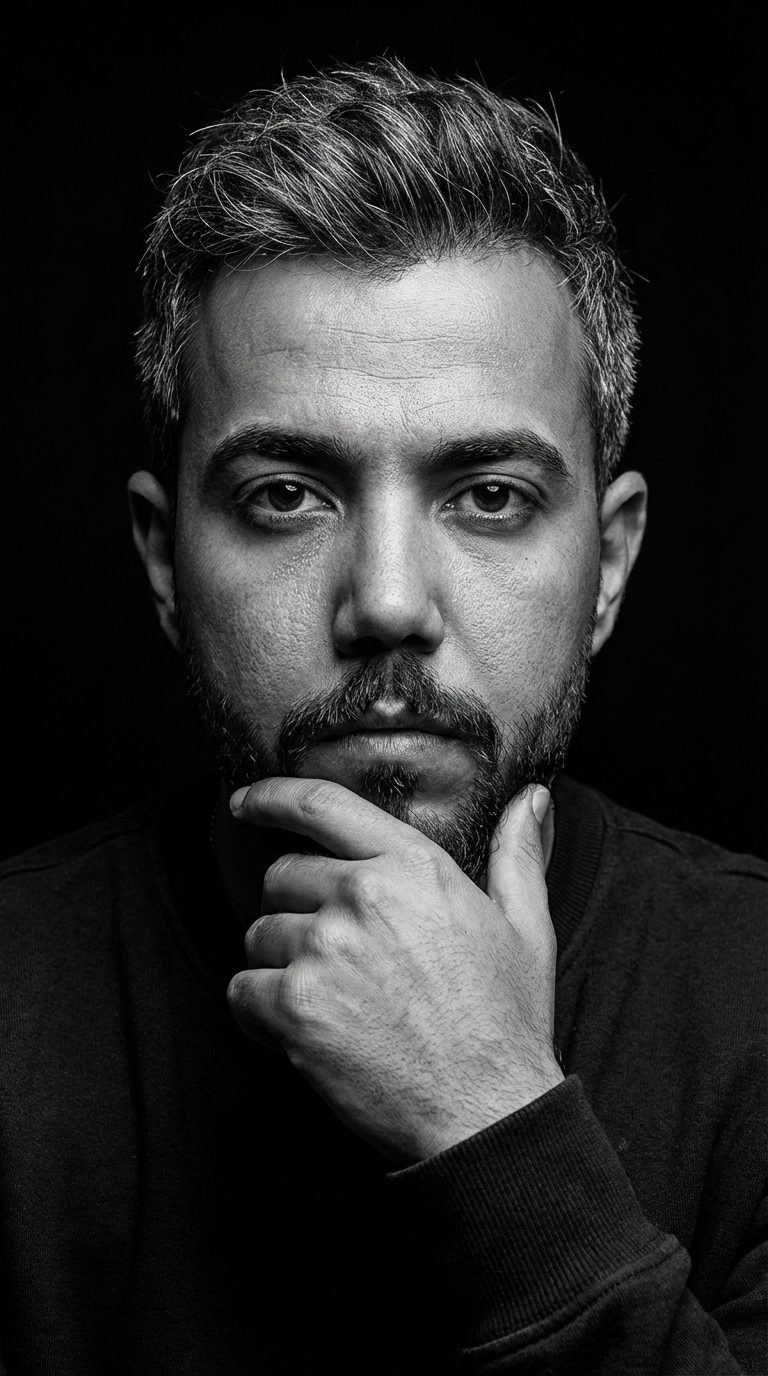 Salt-Pepper Beard Editorial