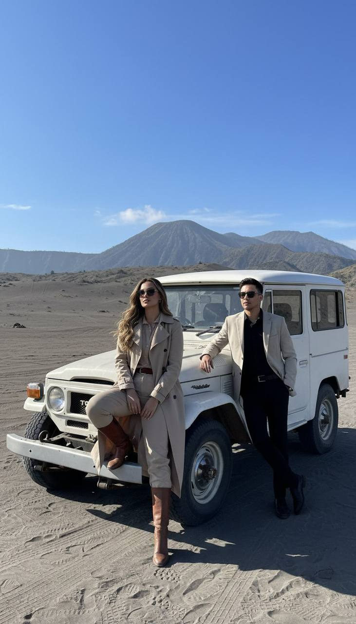 Couple Land Cruiser Bromo