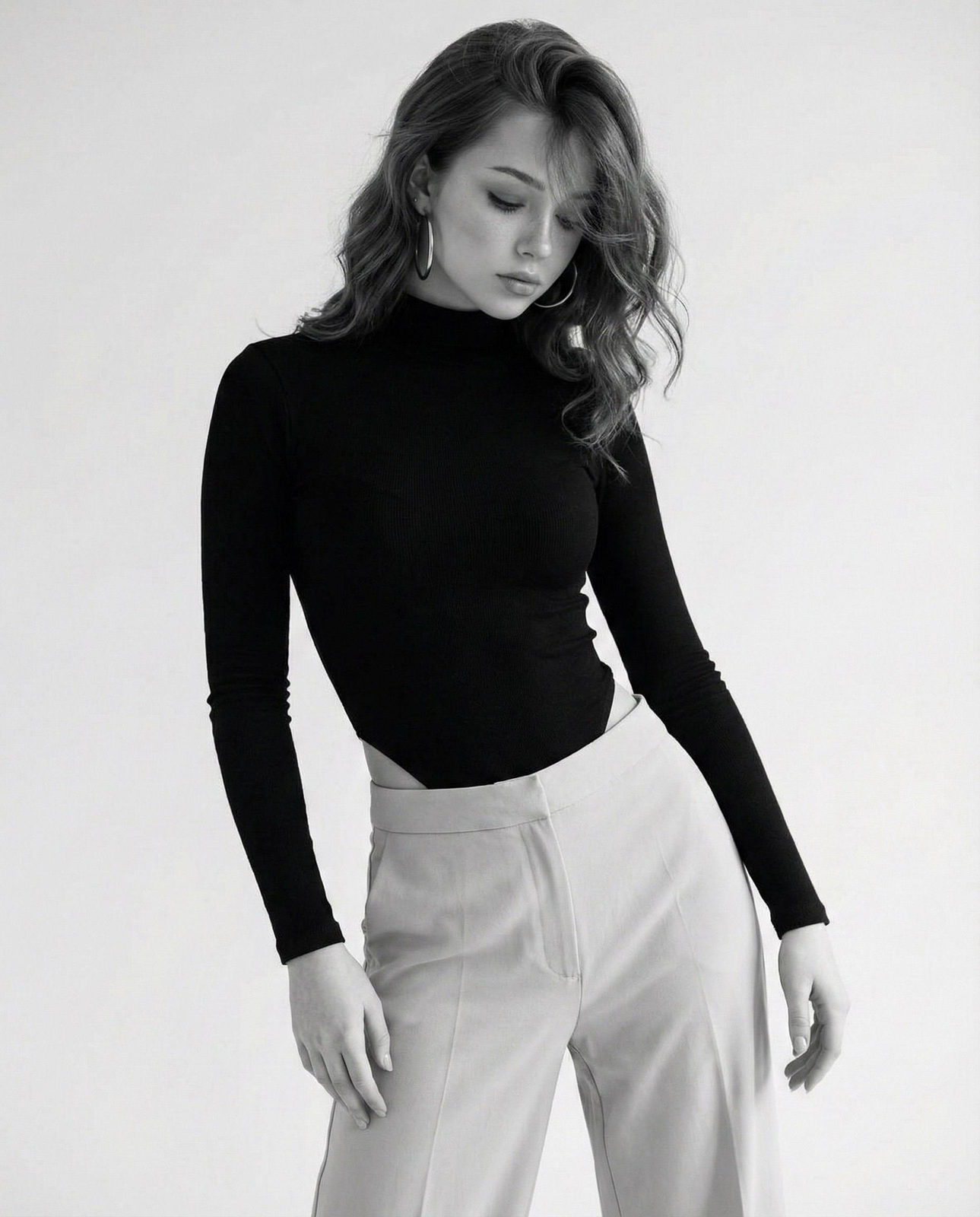 Minimalist Monochrome Grace