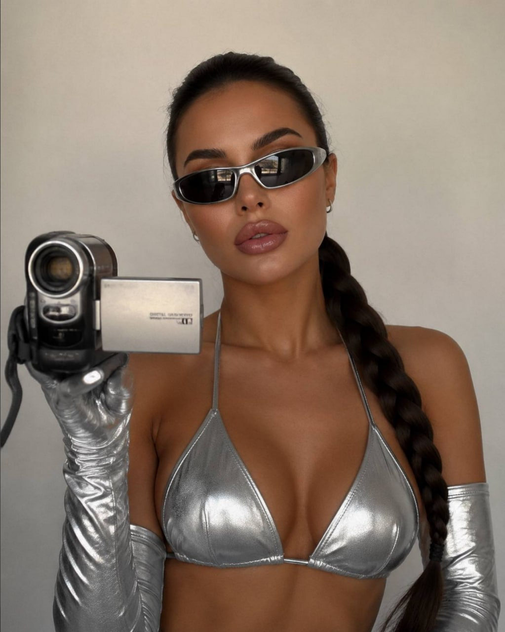 Metallic Y2K Vintage Camcorder