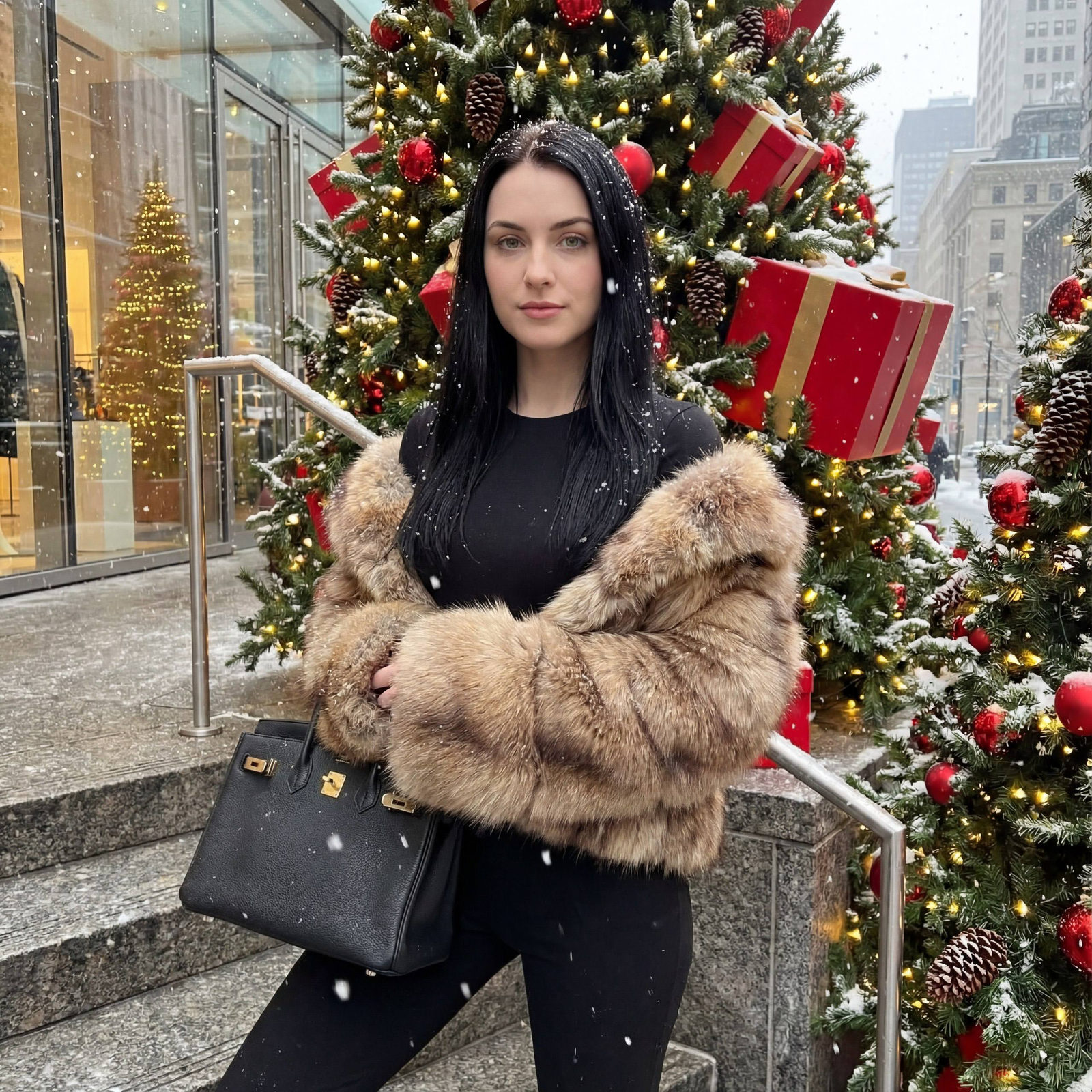 Snowy Birkin Steps