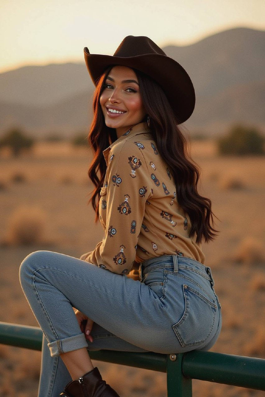 Golden Hour Cowgirl