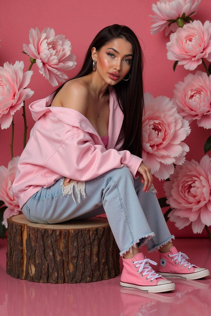 Crimson Water Pink Jacket