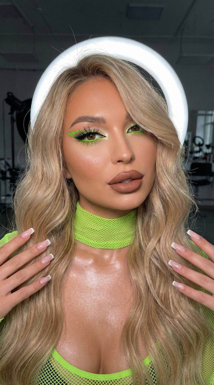 Neon Emerald Allure
