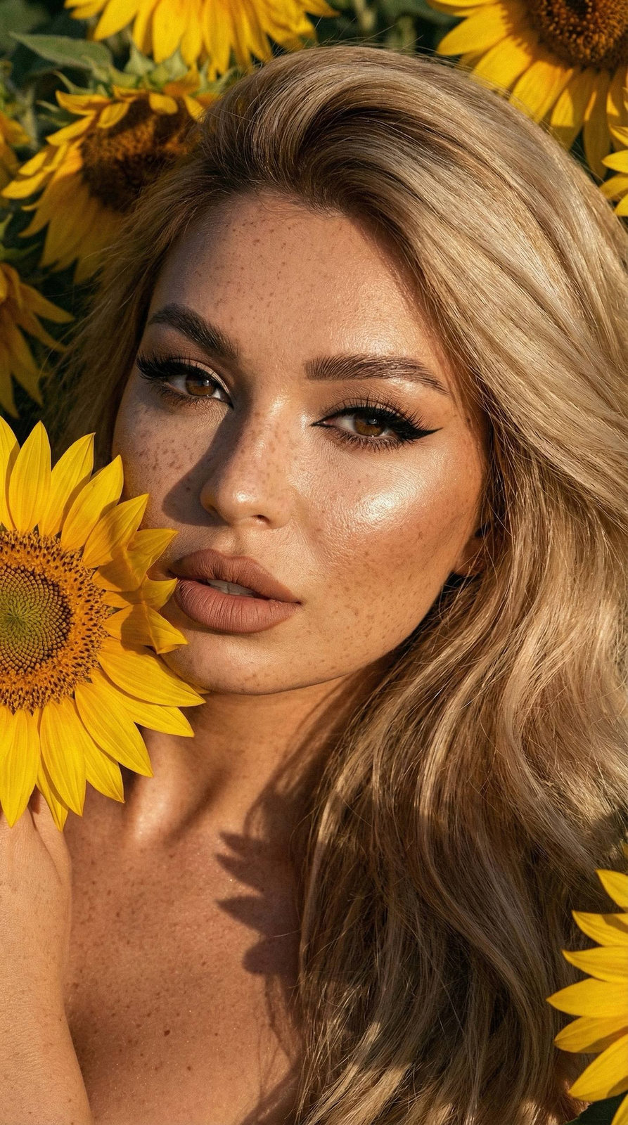 Sun-Kissed Petal Intimacy