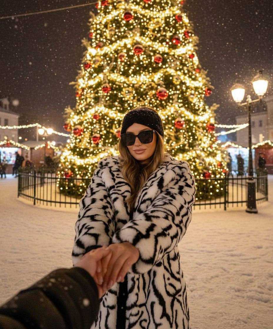 Faux Fur Christmas Market