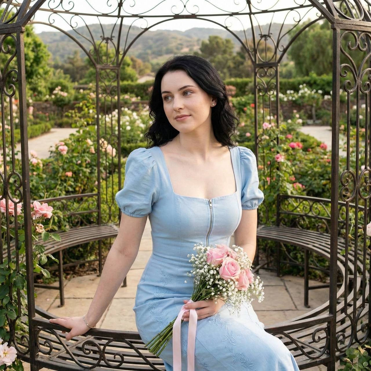 Gazebo Bouquet Light Dress