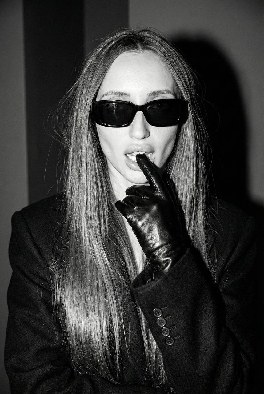 90s Supermodel Leather Gloves