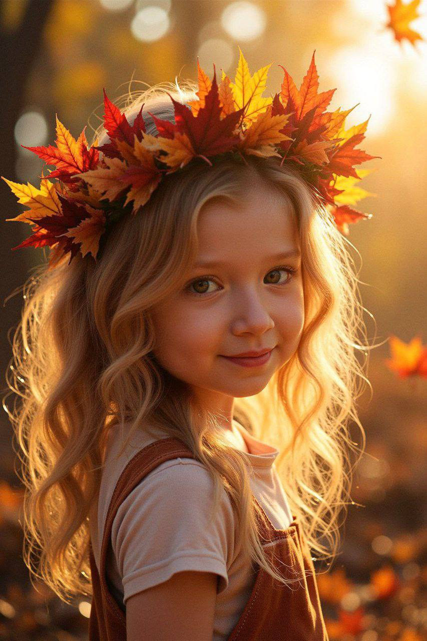 Autumn Leaf Crown Backlight