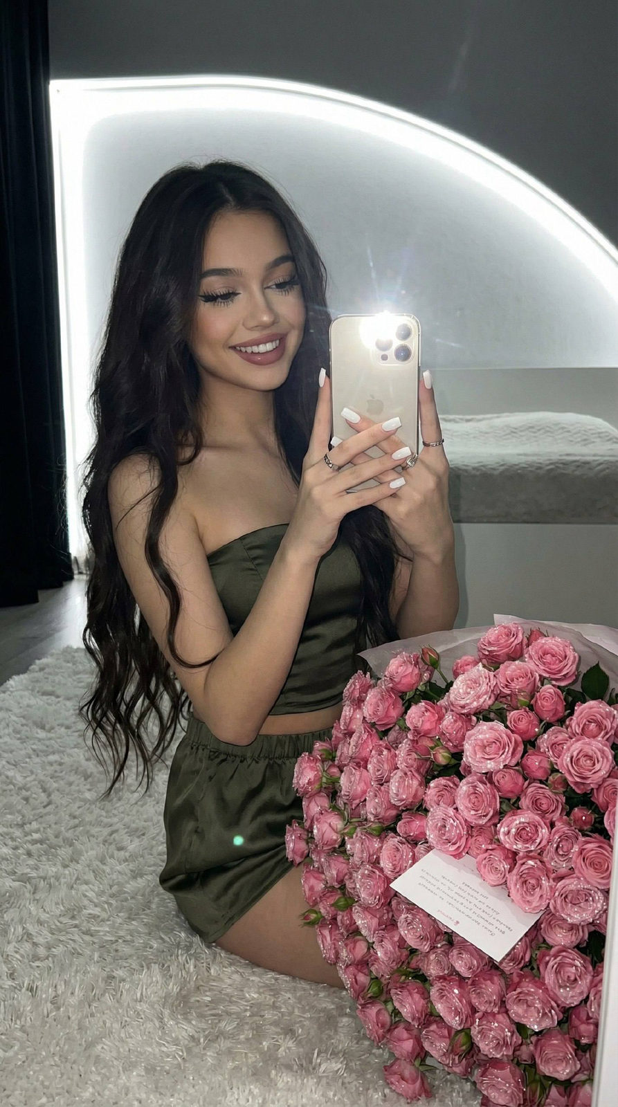 Olive Satin Glow